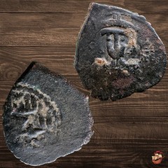 Seljuks of Rum coin – Kaykhusraw I (1192-1199) BYZANTINE BUST — Quran #T175