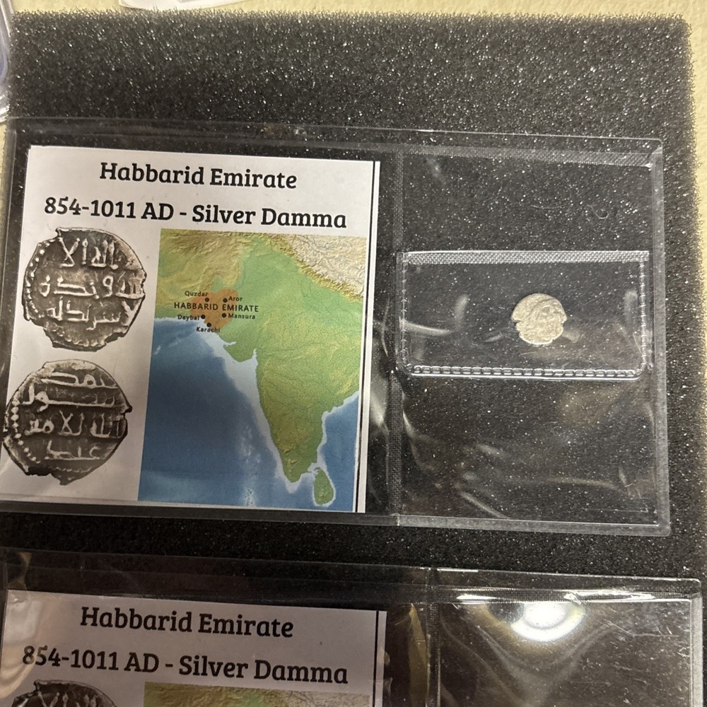 Habbarid Emirate Silver Damma Coin (854-1011 AD) – Rare Historic Artifact!