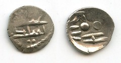 RRRR silver damma, Abd al-Malik (c.717/720 CE), governor of Multan, Abbasids (F/
