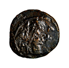 RARE Arab-Byzantine, c. 660s-680s. Æ Fals (21mm, 5.21g, 6h) Inversed Date