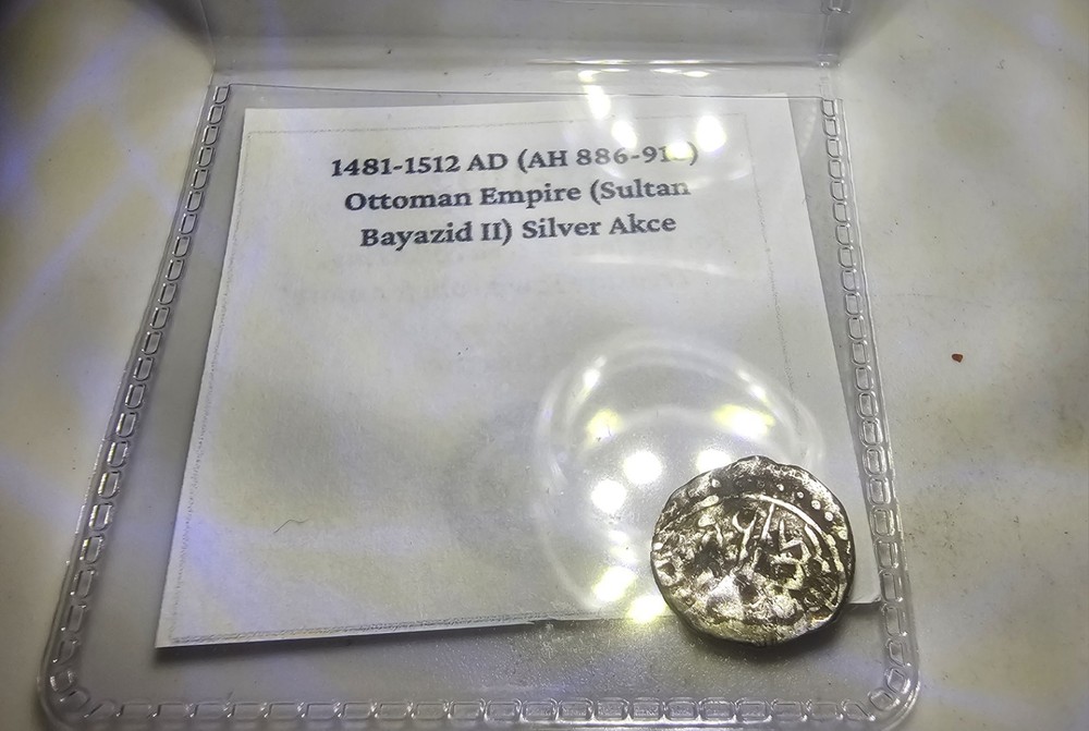 1482-1512 AD Ottoman Silver Akce