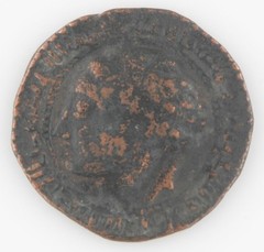 1174-1185 Artuqids of Kayfa AE Dirham VF AH570-581 Nur al-Din Muhammad A-1821.3