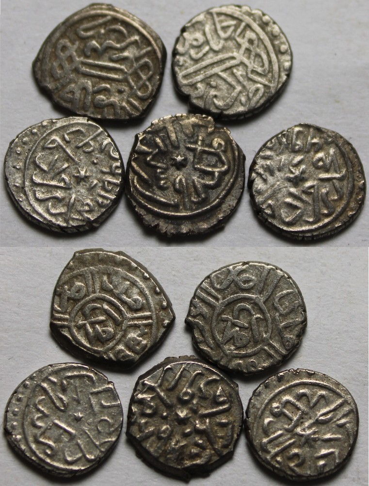 1 Rare Genuine Islamic Silver akce coin/Ottoman Empire Mehmed 855AH/ 1444AD