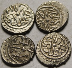 1 Rare Genuine Islamic Silver akce coin/Ottoman Empire Mehmed 855AH/ 1444AD