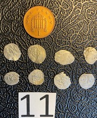 Islamic silver AKCE coins/Random Ottoman Empire 15th Century Rare genuine x8