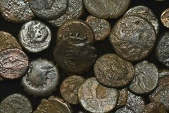 LOT OF ANCIENT GREEK COINS – BRONZE – G/VG CONDITION – ONE COIN PER LOT