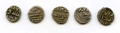 Lot of 5 nice silver dammas, late 900s CE, Habbarid Amirs of Sind