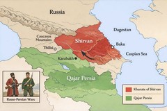CAUCASUS SIRVAN KHANATE Mustafa Khan AR Abbasi 1209 AH m. Nukhwii (1,96g)