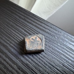 BEAUTIFUL Medieval Islamic weight Uqiyyah – Bronze – 1 dirham (3g) @w1665