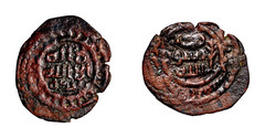 Tree Type Umayyad Fals al Ramla Palm Branch Type Authentic Early Islamic Coin