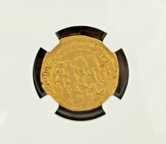 AH511-525 SELJUQS OF IRAQ MAHMUD II GOLD DINAR NGC XF 40, AH5X4 HAMADAN