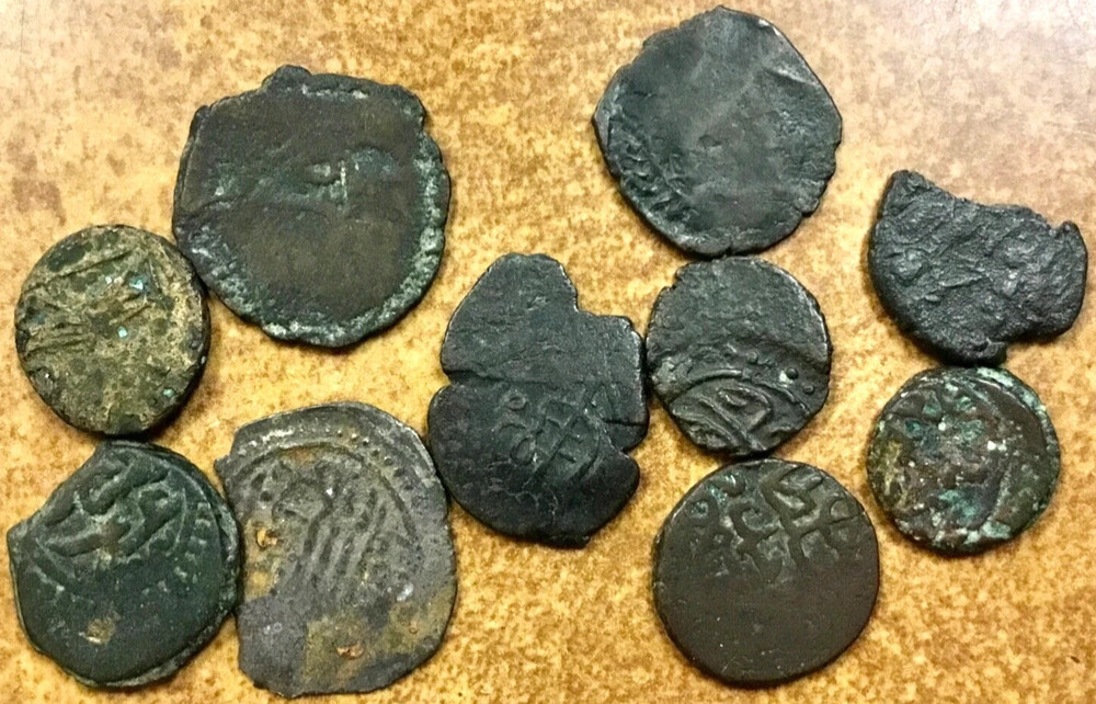 10 small Ancient to Medieval Bronze Arabic/Ottoman, Egyptian or Roman C281