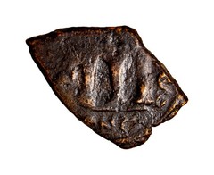 Arab-Byzantine, Rashidun/Umayyad, AE fals (Bronze, 4,12g, 23mm) c. 650s-660s