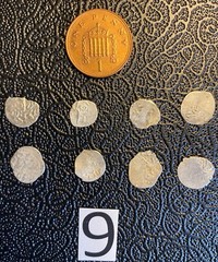 Islamic silver AKCE coins/Random Ottoman Empire 15th Century Rare genuine x8