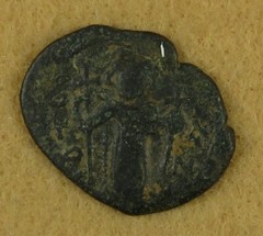 C1501 Arab-Byzantine, AE Fals, c600 AD