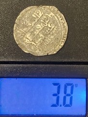 Islamic Ayyubid Silver Dirham Coin al-Nasir YusufII Crusader Era Damascus3.8g[#3