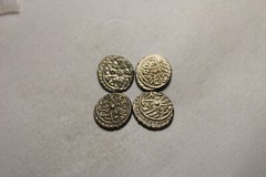 1 Rare Genuine Islamic Silver akce coin/Ottoman Empire Mehmed 855AH/ 1444AD