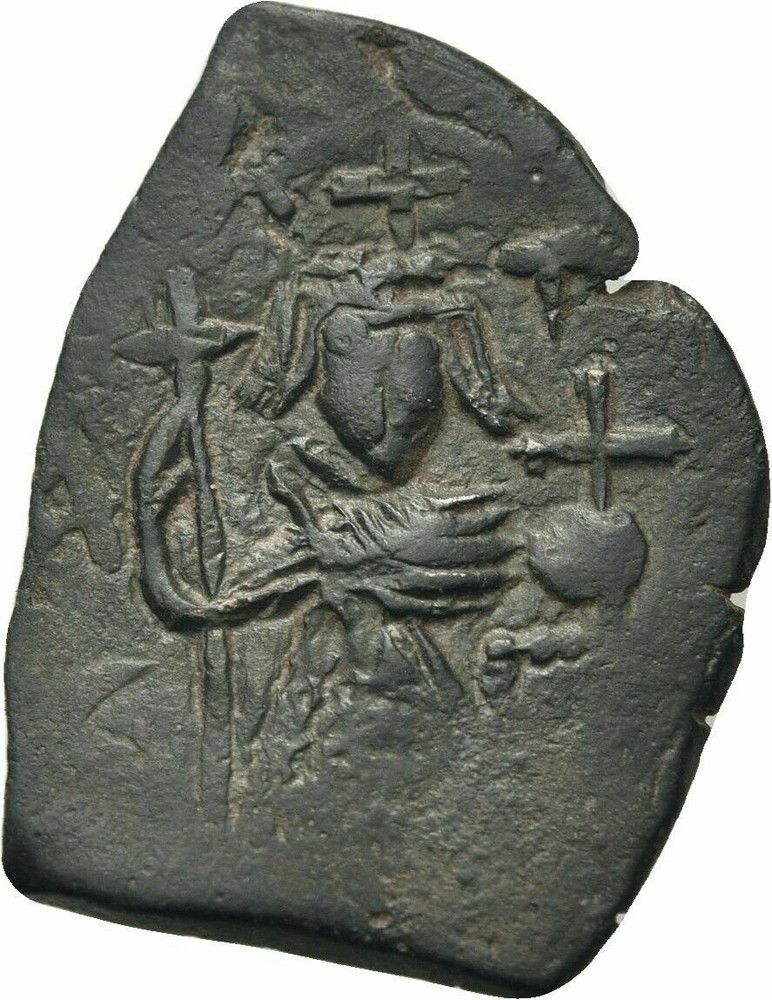 7 Cent Arabic PSEUDO BYZANTINE Damascus FALS #2