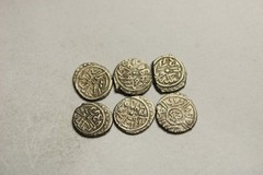 1 Rare Genuine Islamic Silver akce coin/Ottoman Empire Mehmed 855AH/ 1444AD