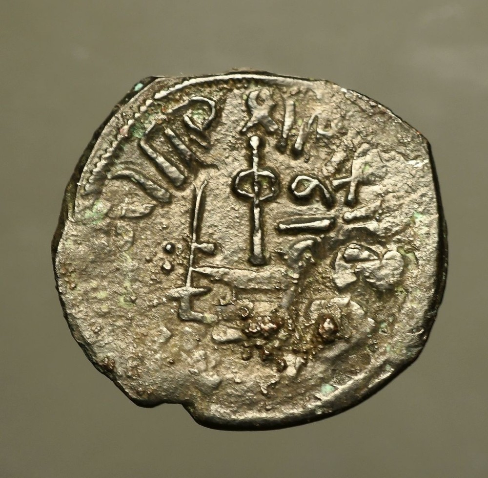 IS35-50 UMAYYAD “Standing Caliph”, c.690’s AD, time of Abd al-Malik