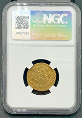 AH511-525 SELJUQS OF IRAQ MAHMUD II GOLD DINAR NGC XF 40, AH5X4 HAMADAN