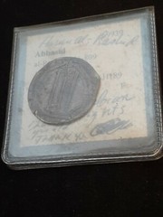 CERTIFIED RARE SILVER COIN 1001 ARABIAN NIGHTS AR DIRHAM AL RASHID 786-809 AH189