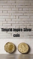 Silver Islamic Coin Timurid Empire, Tanka, Ghaznawden (1300-1500)
