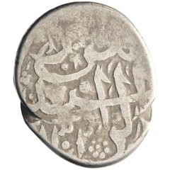 Barakzai: ‘Abd al-Rahman (1880-1901), silver rupee (9.04g), Kabuul mint, AH 1302