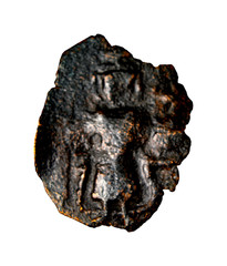 Rashidun Pseudo Byzantine Fals Type E Authentic Early Islamic Coin Authentic