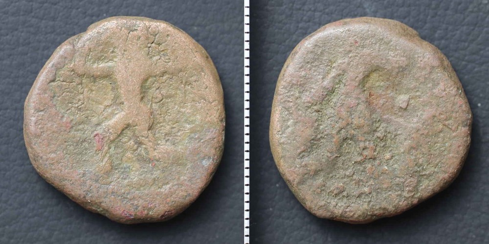 *Kushan Empire Coin, Ancient India Indo Greek Roman Byzantine[E9014]7q2