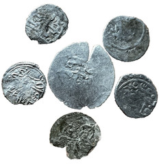Ottoman Empire 1299–1922 Lote Akce 5 Coins Silver 2.11g 13990