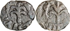 Umayyad Caliphate AE Fals Tree Album A161 Rare Authentic Ancient Islamic Coin