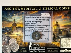 Islamic Sultanate Palembang 1700-1820 Amazing “Pirate Booty” 20mm Tin Pitis CI03