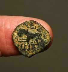 IS71-203 MAMLUK Baybars I, AH 658 – 676, AE Fals. Lion walking left.