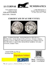 *Lucernae* Abd al-Rahman III Dirham Caliphate (#738) Medina 337 H-948 AD
