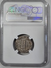 AH 170 – 193 ABBASID SILVER DIRHAM AL – RASHID NGC MS61 MEDIEVAL SILVER