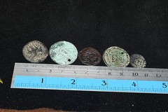 5 Authentic Ancient Islamic Dirham Dinar Silver Bronze & Brass Coin
