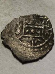 Rare genuine Islamic silver akce coin Ottoman Emp. Suleyman celebi 1404 AD/806AH