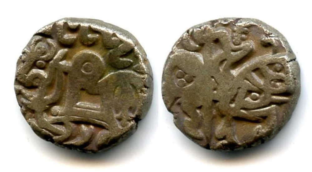 Quality silver jital, unknown Islamic post-Shahi issue from North-Western India,