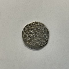 AYYUBID al-Adil Abu Bakra I AR Dirham 610 AH m. Dimashk /Damascus (2,96g)