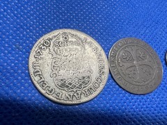 Lot 3 Holy Roman Empire Coins 1730 Lubeck 8 Schilling Silver 1796 Swiss Bern#856