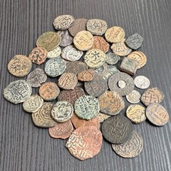 Lot 50 Islamic coins Umayyad Abbasid Mamluk Seljuk Ottoman #A997