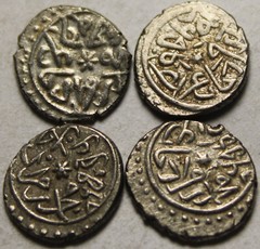 1 Rare Genuine Islamic Silver akce coin/Ottoman Empire Mehmed 855AH/ 1444AD