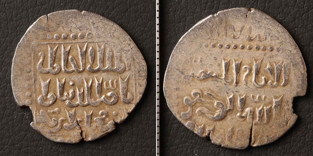 *Ayyubid Sultanate Silver Coin Dirham 1200s Islamic[E17167]8j8