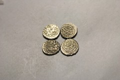 1 Rare Genuine Islamic Silver akce coin/Ottoman Empire Mehmed 855AH/ 1444AD