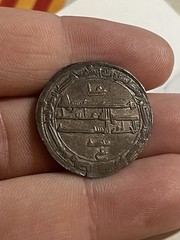 798 AD Dirham Medieval Silver Old Coin Abbasid Madinat Zaranj Mint Al-Rashid