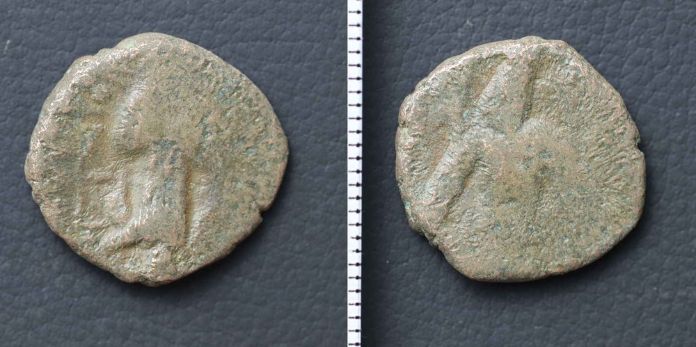 (A)Kushan Empire Coin Unclassified, Ancient India Roman Islamic [E9003]7o6