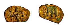RARE X ISLAMIC, Pre-reform issues Arab-Byzantine. Early pseudo-Byzantine coinage