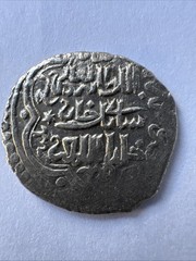 ILKHAN (Mongol)Queen Sati Beg AR 2 Dirhams 739 AH 2.0 grams Z 104