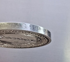 Islamic Qur’an Mountains Medal AG999 Fine Silver 15.6g Iqra Arabic Verse